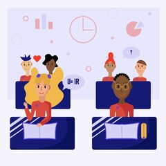 children study at school, lessons from children,September 1