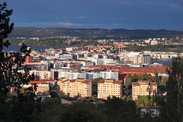 Fototapeta na wymiar Sweden - Jonkoping townscape