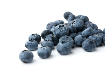 Blueberry isolated on white background.