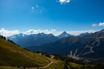landscape in the mountains