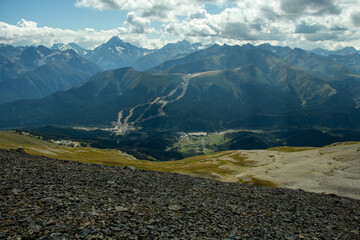 landscape with sky and clouds