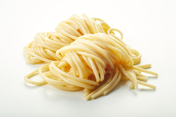Heap of fresh boiled spaghetti