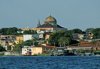 Teatro Amazonas Vista do Rio Negro. Manaus - AM