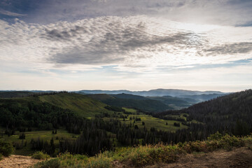 landscape with clouds