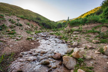 path in the mountains