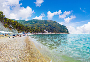 Monte Conero (Marche, Italy) - The promontory in Adriatic Sea, in the municipality of Sirolo...