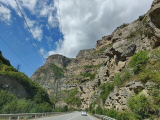 road in mountains