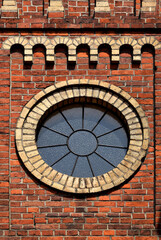 A brick chapel and a Roman Catholic church of St. Michael the Archangel built at the turn of the 19th and 20th centuries in Jabłonka Kościelna in Podlasie, Poland.