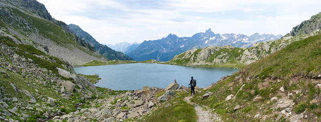 Randonnée aux lacs des 7 Laux, Belledonne, Isère