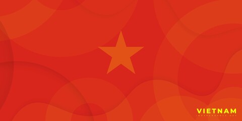 Red background with transparency star design