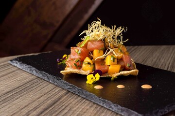 Tostada de atún