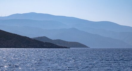 Blue Mountain in Rhodes, Greece