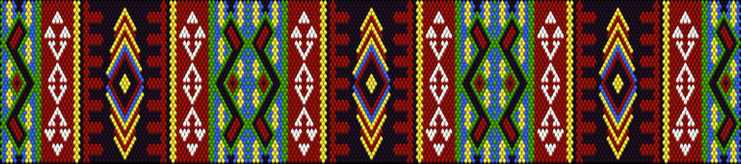 Traditional ethnic ornament for use on fabrics, tiles, ceramics and other interior details.