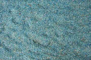 Glasbruch gerumpelt als Untergrund im Barfußpark