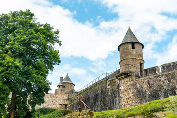 Fototapeta premium Medieval castle of Fougeres. Brittany region, Ille et Vilaine department, France