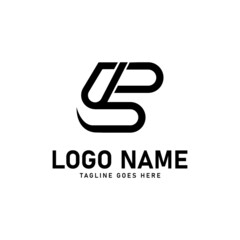 Initial letter mark c logo template design isolated on white background