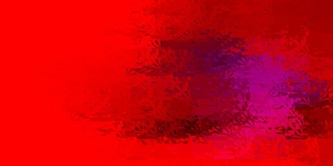 Light Purple, Pink vector backdrop with triangles, lines.