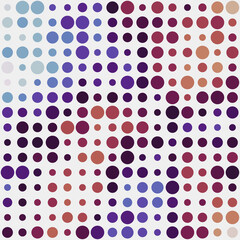 Color Pixels Cloud Abstract Computational Generative Art background illustration