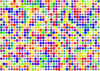 Color Pixels Cloud Abstract Computational Generative Art background illustration