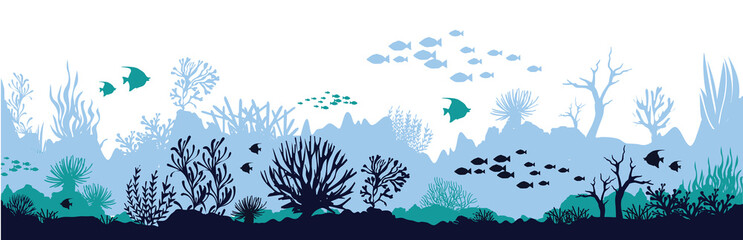 ocean bed floor coral sea weed © Tamryn-leigh Van Log