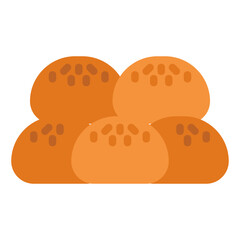 bun flat icon