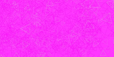 Light Pink vector background with polygonal forms.