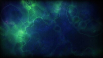 Space Flight Into A Star Field In Galaxy Clouds And Lightning Ne