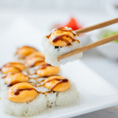 Sushi, rolls, food, yakuza maki, delicious, food, Japanese cuisine,