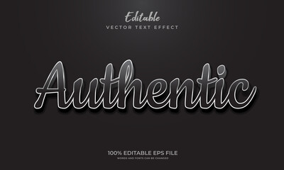 Editable text style effect. Editable font style. Vector Illustration