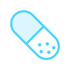 Illustration Vector Graphic of Capsule icon