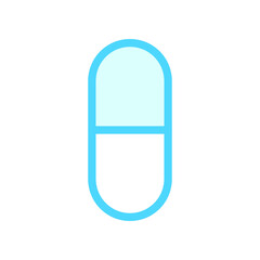 Illustration Vector Graphic of Capsule icon