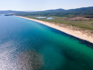 Aerial view of The Driver Beach (Alepu), Bulgaria