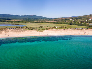 Aerial view of The Driver Beach (Alepu), Bulgaria