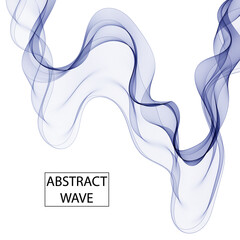 blue Wave. abstract  graphics. Modern illustration. eps 10