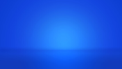 Blue room in 3d. Background, photo studio, background, Illustration