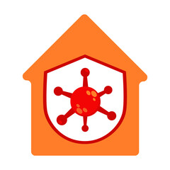 global pandemic virus illustration design. pandemic virus outbrake illustration. on white background