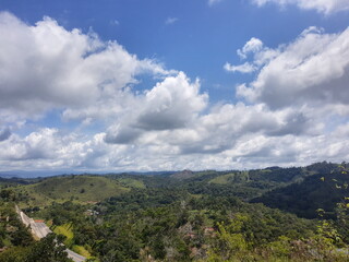 Obraz premium clouds over the mountain