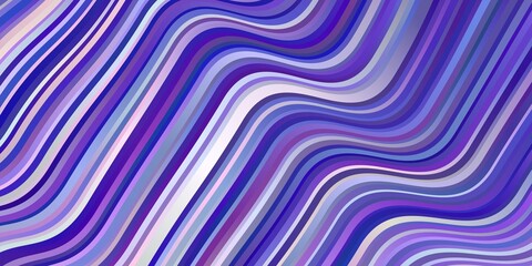 Light Purple vector pattern with wry lines.