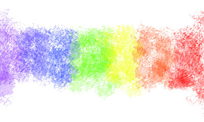 The White background of rainbow color use for
your information content or text message.