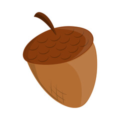 acorn flat icon