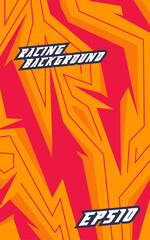 Abstract geometric backgrounds for sports and games. Abstract racing backgrounds for t-shirts, race car livery, car vinyl stickers, etc. Vector background.	
