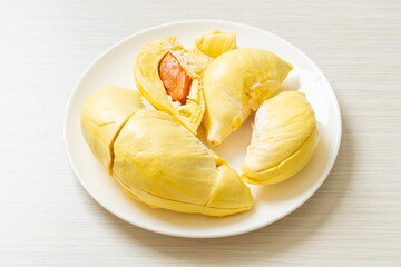 Durian riped and fresh ,durian peel