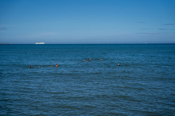 Obraz premium boat on the sea