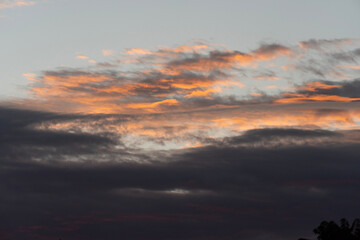 Fototapeta premium sunset in the sky