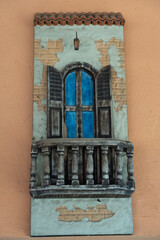 Fototapeta na wymiar old window country