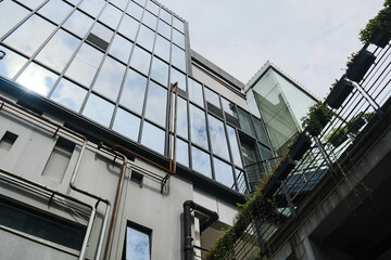Obraz premium modern office building with sky