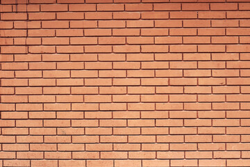 Brick texture wall background. Exposed brick wall texture for interior design. Copy space to add...