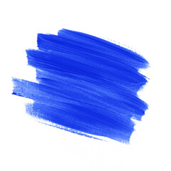 Blue acrylic brush stroke abstract background image. Creative hand drawing design for logo, headline and sale banner.