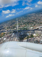 aerial view of the city