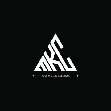 MKC letter logo creative design. MKC unique design